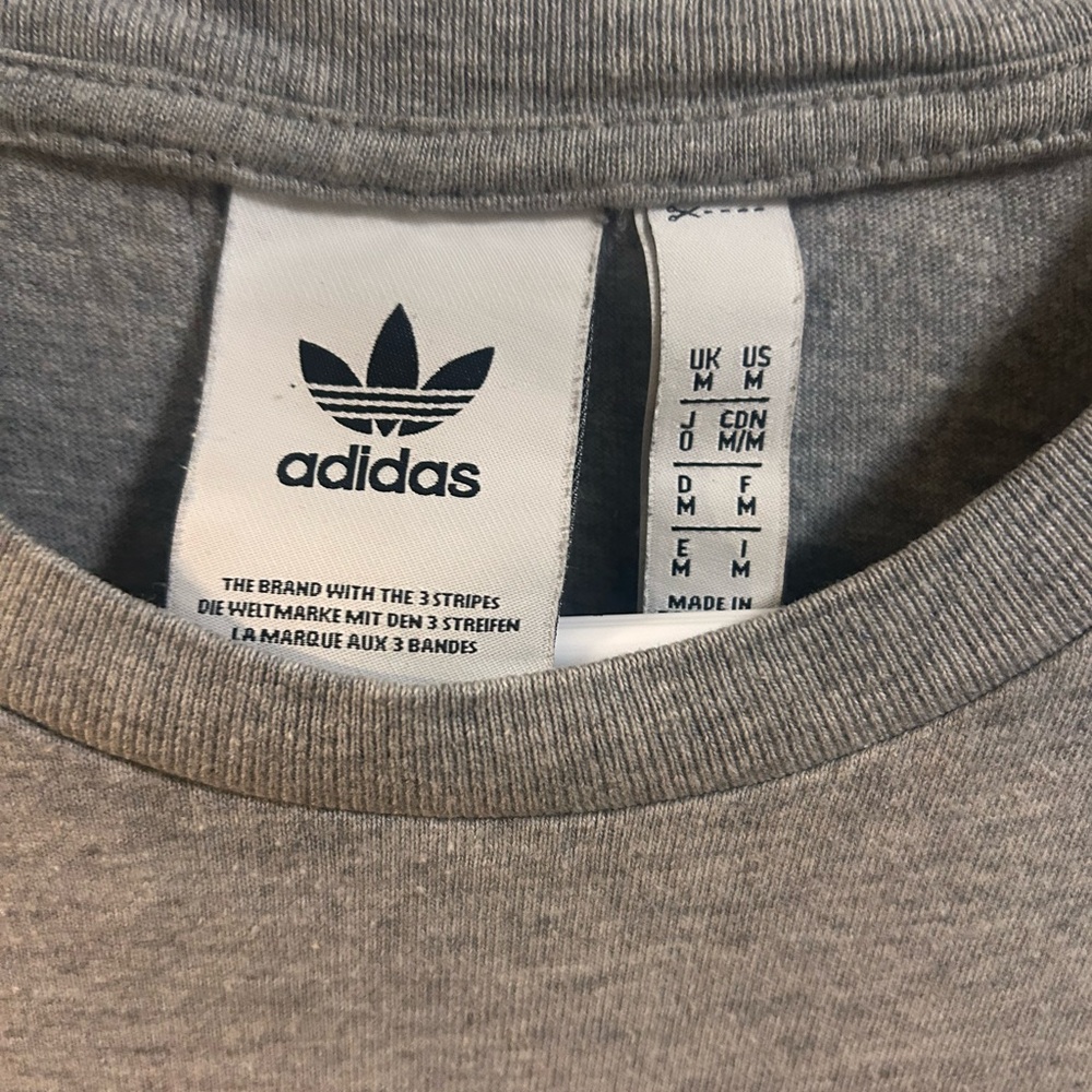 Adidas Heather Gray Crewneck